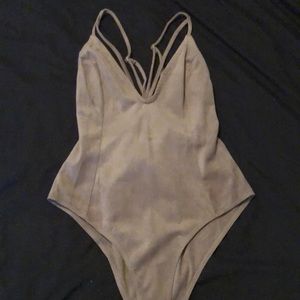 Velvet bodysuit